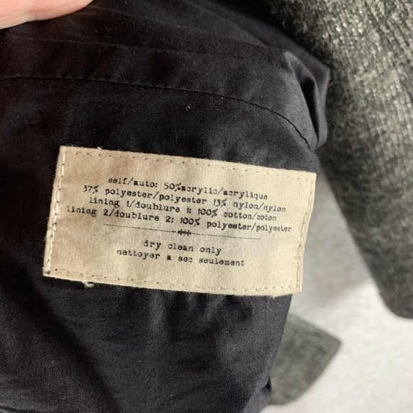 Cartonnier Blazer Jacket Sweater Women's Medium Notch Lapel Single Breasted 8575 - Picture 3 of 7